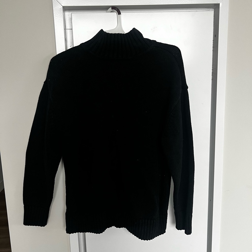 GAP New Black Turtle Neck Sweater - 100% Cotton